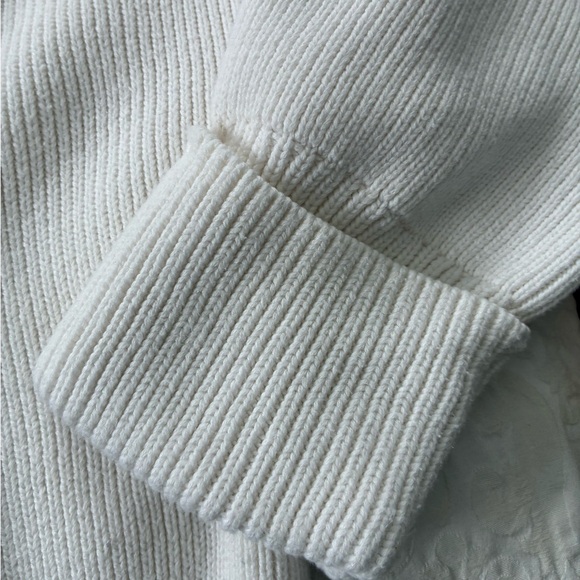 Abercrombie & Fitch White Button-Up Cardigan - Picture 6 of 8